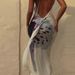 Women's Backless Print Halter Neck Dress,Summer Fashion Sassy Bodycon Midi Dress For Beach Party, Night Out, Cross-Back Sexy Cocktail Dress_ecoleips.com