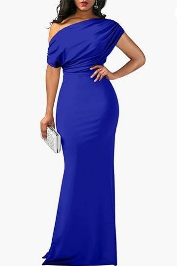 2024 Spring Women Elegant Sleeveless Off Shoulder Bodycon Long Formal Party Dress_ecoleips.com