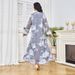 Women's Clothing Muslim Robe Women's Long Skirt Beaded Beads Abaya Dress_ecoleips.com