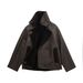 Streetwear Faux Fur Jacket – Oversized Double-Faced Bomber With Suede Trim (Xs-L, Winter-Ready & Trendy)_ecoleips.com