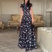 2026 Spring New Women's Clothing Cross-Border European And American Des Fashionable Elegant Loose Plant Print Long_ecoleips.com