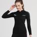 Aria Basics 3mm Two-Piece Men's Top Women's Sleeve Long Set Thermal Diving Suit Surfing Pants_ecoleips.com