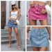 Verve -65118#Women's Street Fashion Bodycon Denim A-line Skirt_ecoleips.com