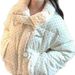girl Corduroy Polka Dot Down Cotton Jacket For Women 2025 Winter New Thick Loose Puffer Short Coat Top_ecoleips.com