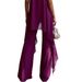 Women's Halter Sleeve Chiffon Two Piece Set Elegant Fashionable American Style_ecoleips.com