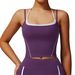 Women's Clothing Two Piece Halter Neck Beautiful Back Yoga Vest High Intensity Running Sports Fitness Nude Sling Underwear_ecoleips.com