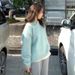 girl Thickened Fuzzy Pullover Sweater For Women 2025 Autumn Winter New Lazy Style Slimming Inner Knitted Top_ecoleips.com