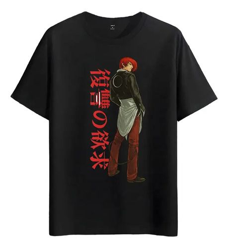 Women's T-Shirts Tshirt Muscle Freaks Kyo Kusanagi Estilo Anime Fighting King_ecoleips.com