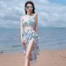 Aria Basics Vacation Beach Hot Spring Swimsuit Women Two-Piece Bikini BIKINI Three-Piece Set European And American High-End New_ecoleips.com