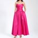 Summer 2025 New Slim-Fit Waist-Defining Beach Vacation Long French Rose Red Strap Dress For Women_ecoleips.com