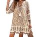 In Stock 2026 European And American Cross-border Printed Shirt Foreign Trade Spring-summer Casual Bohemian Vacation_ecoleips.com