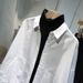 Women’s Clothing Cotton white shirt women's long sleeved inner wear fashionable autumn and winter loose casual ladies long sleeved shirt_ecoleips.com