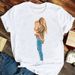 Fashionable Tops, Mother's Day Theme Short-Sleeve Women's T-Shirt, Loose Fit_ecoleips.com