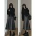Autumn Milk-Style Dress Set: Gentle Sophistication With Fragrance-Infused Dress & Two-Piece Wholesale Collection_ecoleips.com