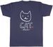 Women's T-Shirts Meow Mens T-Shirt Pet Kitten Cat Lover Unisex Tee Gift_ecoleips.com