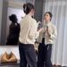 Korean-style Stand-collar Short Women, 2025 Spring New Model, Loose Casual Design, Stylish Jacket For Petite Women_ecoleips.com