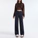 High-Waisted Fleece Lined Thickened Women's Jeans Slimming Petite Wide Leg Pants Loose Fit Straight Leg Denim For Autumn Winter_ecoleips.com