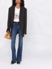 Aria Basics Huanghua Slim European And American Flared Pants Spring/Summer Black Elastic High-Waisted Jeans For Women, Wide-Legged,_ecoleips.com
