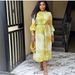Women's Clothing Print Round Neck Long Sleeve Large Size Waist Dress_ecoleips.com