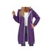 Women's Clothing Long Hoodie, Casual And Versatile Drawstring Long Sleeve Hooded Jacket With Pockets_ecoleips.com