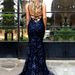 Women's Sexy V Neck Halter Sequin Maxi Dress – Sparkly Evening Party Gown 2026_ecoleips.com