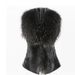 K Hairy Collar, Fur Vest, Women's Short Design With Cotton And Slim Fit, Faux Fur Vest, Shoulder Strap_ecoleips.com