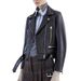 Women's Clothing High Waist Leather Jacket Handsome High-Waist Biker Jacket Slim Fit Short Leather Coat With Lapel & Epaulettes Gothic Streetwear_ecoleips.com