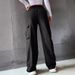 Women's Clothing Workwear Casual Pants For Women High Waist Wide Leg Straight Breathable Retro Sports Trousers_ecoleips.com