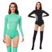 Aria Basics British Diving Jellyfish Suit, Women's Snorkeling Swimsuit, Wetsuit, Quick-dry Swimming Sun Protection Long-sleeve_ecoleips.com