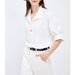 Women's Clothing Thin White Shirt Short Sleeves Summer New Loose Sunscreen Shirt Versatile Tops_ecoleips.com