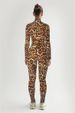K New Round Neck Long Sleeved Printed Jumpsuit For Fashionable Women's Nightclubwear_ecoleips.com