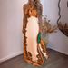 Women's Clothing Summer Halter Sexy Fashion Holiday Beach Long Printed Dress Women's Clothing_ecoleips.com