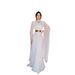 New V Neck Belt Long Sleeved Transparent French Temperament Dress_ecoleips.com