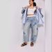 Women’s Clothing Spring Casual Loose Mid Waist Tube Shaped Women's Jeans_ecoleips.com