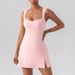 Women's Clothing ins new sexy sling yoga skirt tennis skirt light breathable golf sports one piece skirt_ecoleips.com