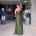 Verve 2025 Spring Fashion Evening Elegant Socialite Waist-Cinching Slim Fit Long Dress For Women_ecoleips.com