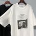 Korean Style Ulzzang Women's T-Shirt Spring/Summer Mid-Length Loose Short Sleeve Beautiful Figure Print Fashion Top_ecoleips.com