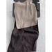 Women's Khaki Lace-Up Top & Skirt Set – Elegant Sleeveless Summer Outfit (Beige/White, S-XL)_ecoleips.com