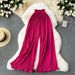 Summer Wear High Waist Straps Versatile Casual Pants For Women Size Slimming Pleated Pants_ecoleips.com