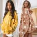 New Women's Hooded Sweater, Tie-dye Small Daisy Jacket_ecoleips.com