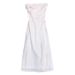 Floati High Count Pure Linen French Vacation Style Temperament Design Sense Slanted Shoulder Dress Long Skirt New_ecoleips.com