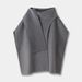 C Brand 25 Autumn Winter New Deconstructed Blend Cape Gray Women's Unique Wool Coat0901491012_ecoleips.com