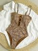 2026 Summer Boho One Piece Swimsuit Women Strappy Backless Monokini Vacation Swimsuit Special Fabric_ecoleips.com