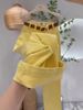 Plus-size Yellow Denim Jeans For Women, New Spring/summer Style, High-waisted, Casual, Loose, Slimming, Wide-leg,_ecoleips.com