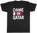Women's T-Shirts Come On Qatar Supporter Football Fan Mens T-Shirt Tee Gift Top_ecoleips.com