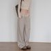 Dosing Color-matching New Yoga Pants Women's Loose Slimming Wide-leg Pants Color-matching Straight-leg Casual Pants_ecoleips.com