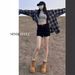 Black Denim Shorts For Women, 2024 Spring/summer New Style, High-waisted, American-style, Sexy, Bodycon, Versatile_ecoleips.com