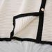 Women's Clothing Knitted Dress Pocket Polo Collar Single Breasted Short Skirt_ecoleips.com