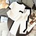 Women's Fashion Two Piece Set European American Style Comfortable Casual Round Neck Short Sleeve Loose Wide Leg Pants Printed_ecoleips.com