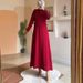 Verve 2025 Spring/Summer New Muslim Fashion Casual Long Sleeve Shirt And Skirt Set_ecoleips.com